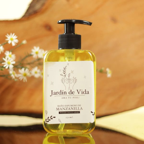 baño espumoso de manzanilla